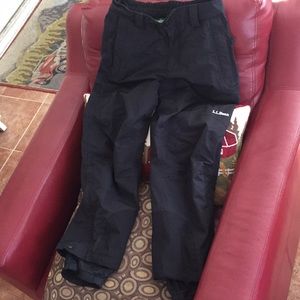 LLBean snow pants size small petite